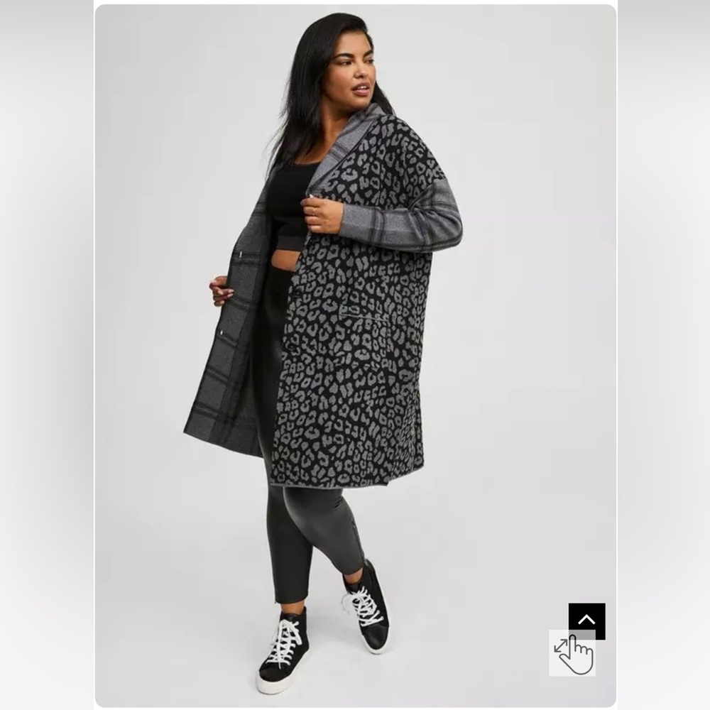 Luxe Cozy Jacquard Coatigan